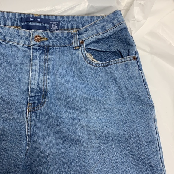 WOMEN’S Bill Blass Jeans Blue Easy Fit Size 14 - Picture 7 of 9